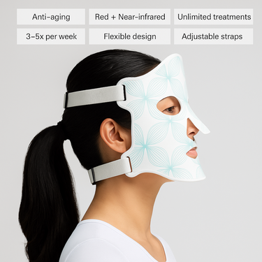 LED Red Silicone Face Rejuvenation Mask – 7-Color Spectrum Skin Therapy